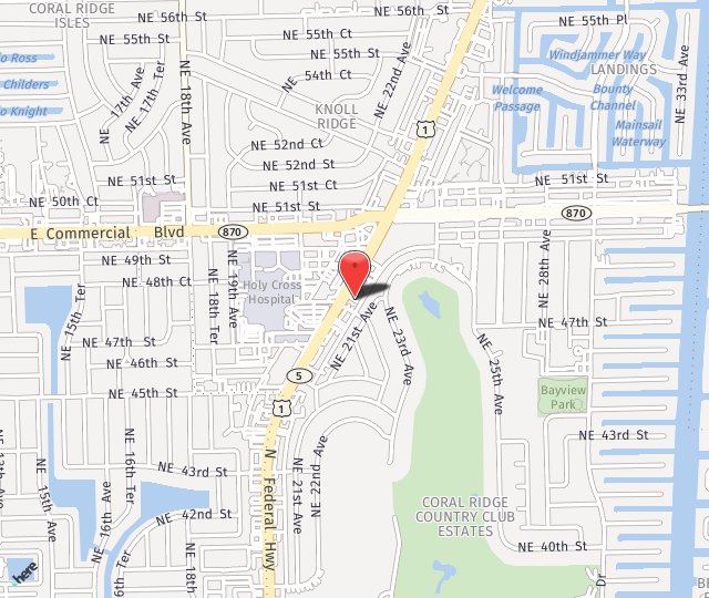 Location Map: 4800 N Federal Hwy Fort Lauderdale, FL 33308